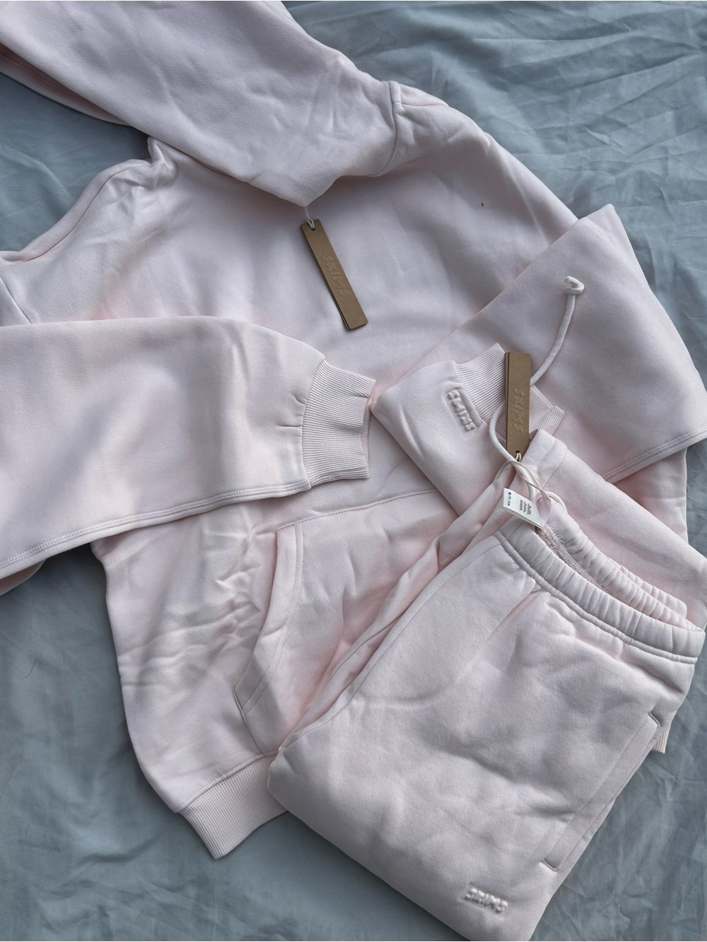 Light skims Pink Cozy Hoodie & Sweatpants Set - Picture 2 of 3